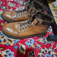 کفش نیم بوت چرم سایز 42|کیف، کفش، کمربند|بجنورد, |دیوار