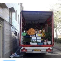 کارگر جابجایی اثاثیه منزل با کامیون مسقف شش متری