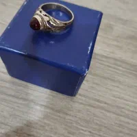 انگشتر رکاب نقره با سنگ های طبیعی|جواهرات|ایلخچی, |دیوار