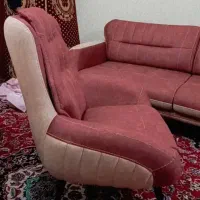 مبل راحتی ۸ نفره نو ، همراه با کوسن