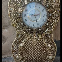 ساعت دیواری طرح برنزی