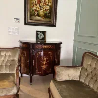 کنسول چوب معرق سه درب