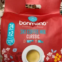 سه بسته پودر قهوه فوری