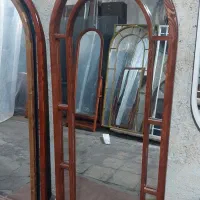 قاب آینه قدی چوبی چوب روس گنبدی پنجره‌ای|آینه|تهران, شهید رجایی|دیوار