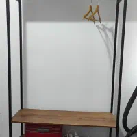 رگال و استند فلزی دارای دو طبقه|کتابخانه، شلف، قفسه‌های دیواری|گرگان, |دیوار