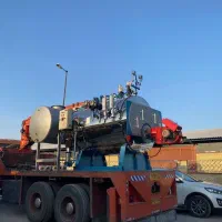 دیگ بخار سفارش مشتری با ظرفیت دوتن