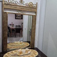 میز آرایش با آینه و صندلی