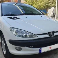 پژو 206 سفید تیپ 3 سقف پاناروما