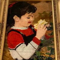 تابلو فرش دختر