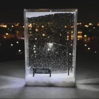 چراغ خواب فانتزی و زیبای شب برفی|چراغ خواب و آباژور|فرخشهر, |دیوار