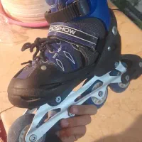 کفش اسکیت همراه با محافظ زانو و ...