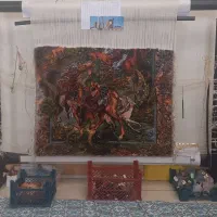 فروش دار و فرش نیمه بافته شده