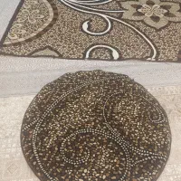 گلیم فرش ۲در ۲ متر با سه عدد پادری یک متری گرد|گلیم، جاجیم، گبه|مهاباد (آذربایجان غربی), |دیوار