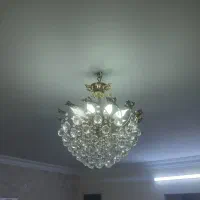 لوستر برنز ۸شعله|لوستر و چراغ آویز|اسلامشهر, شهرک قائمیه|دیوار