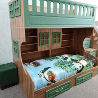 تولیدی تخت دوطبقه و ۳ سه طبقه مدل هلنا / یزد PUMA|تخت و سرویس خواب|یزد, |دیوار