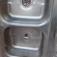 سینک ضرفشویی دو قلو|مصالح و تجهیزات ساختمان|بهبهان, |دیوار