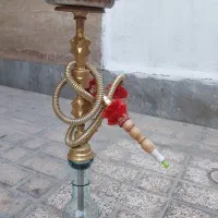 قلیان قلیون برنجی اصلی تو پر|کلکسیون و سرگرمی|قدس, شهر‌قدس|دیوار