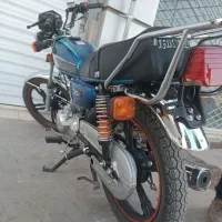 موتور تکتاز سفارشی رینگ اسپرت دیسک جلو ۱۲۵ آبی|موتورسیکلت|تربت جام, شهید غلام زاده|دیوار