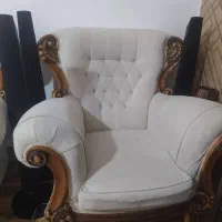 مبل سلطنتی راحتی 7نفره|مبلمان خانگی و میز عسلی|وحیدیه, |دیوار