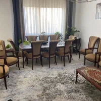 مبلمان ۹نفره استیل ومیزناهار خوری۸نفره|مبلمان خانگی و میز عسلی|مشهد, سناباد|دیوار
