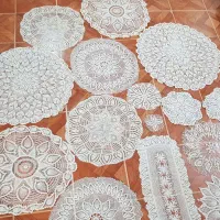 ۱۵ تیکه بافت ابریشم|پرده، رانر، رومیزی|قدس, شهر‌قدس|دیوار