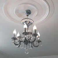 لوستر ۳ شاخه نقره ای|لوستر و چراغ آویز|اسلام‌شهر, مطهری|دیوار