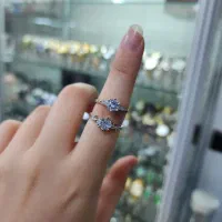 انگشتر نگین مارکینزی نقره اصل