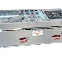 کبابپز گازی پلوپزدار 70سانتی استیل باربیکیو پایه|اجاق گاز و لوازم برقی پختوپز|تهران, تهرانپارس شرقی|دیوار