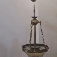 لوستر  مدل سلطنتی با دیوار ی|لوستر و چراغ آویز|همدان, |دیوار