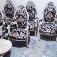 مبل ۹ نفره استیل در حد نو|مبلمان خانگی و میز عسلی|ری, شهید بهشتی|دیوار