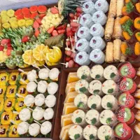 انواع دسر و فینگر فود برای مراسمات و مدارس|خوردنی و آشامیدنی|قم, باجک دو|دیوار
