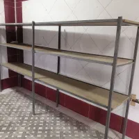 قفسه فلزی،ترازو یک تن،صندلی مشتری