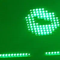 تابلو روان ال ای سبز