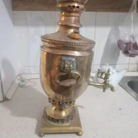 سماور عتیقه قدیمی نیکالای|کلکسیون اشیاء عتیقه|ری, علایین|دیوار