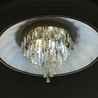 لوستر سقفی کریستالی