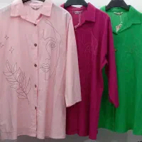 شومیز تونیک نخ پنبه ٪۱۰۰ به قیمت تولیدی|لباس|خاوران, |دیوار