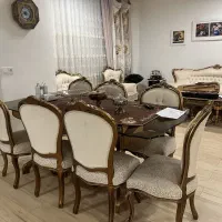 مبل سلطنتی9 و  میزناهارخوری 8