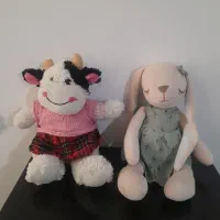 عروسک خرگوش و گاو