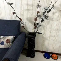 گل با گلدان