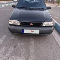 پراید SE مشکی مدل ۹۶ بدون رنگ شاسی ها پلمپ