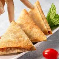 سمبوسه ساده پیتزایی مخصوص ایستگاه پر کیفیت وارزان