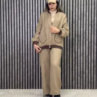 ست پاییزی بامبر شلوار کشمیر کجراه|لباس|مشهد, هنرور|دیوار