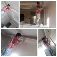 گچکاری تخریب کناف راویز کاری قاب دیوار گچی ابزار