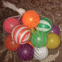 توپ استخری رنگارنگ و راه راه