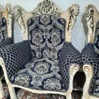 مبل نه نفره چوب|مبلمان خانگی و میز عسلی|اردبیل, |دیوار