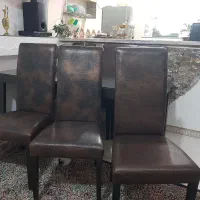 میز و صندلی ناهارخوری 6نفره چوبی|میز و صندلی غذاخوری|بافت, |دیوار