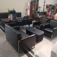 مبلمان اداری نیم ست های مدرن میز مدیریت وکیوم