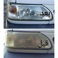 شستن صندلی و شفاف سازی چراغ خودرو|خدمات موتور و ماشین|آبپخش, |دیوار