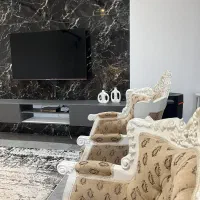 مبل ۹نفره چوبی همراه میز نهار خوری ۱۰نفره با بوفه|مبلمان خانگی و میز عسلی|کرج, فاز ۱ مهرشهر|دیوار