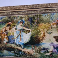 تابلو فرش دستباف فرانسوی